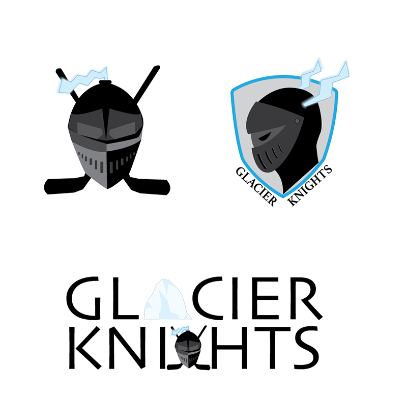 Glacier Ice Concept Logos