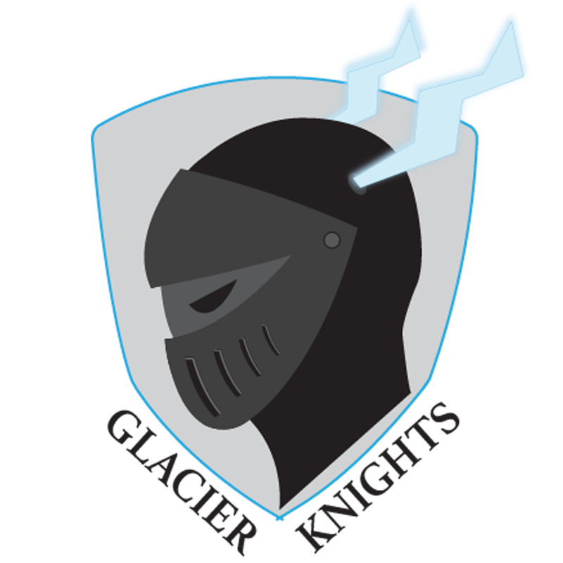Glacier Ice Hockey Logo